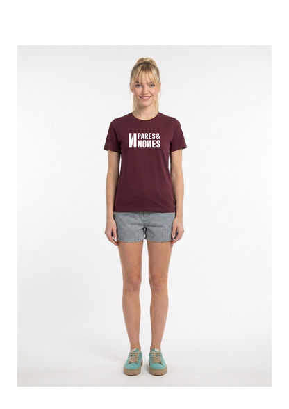 Camiseta Pares & Nones Prune