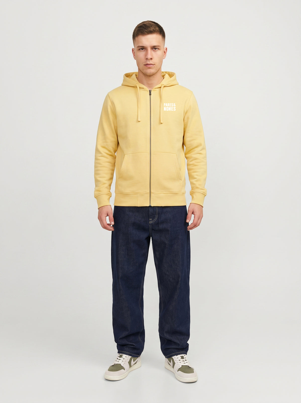 Sudadera con Cremallera Limón