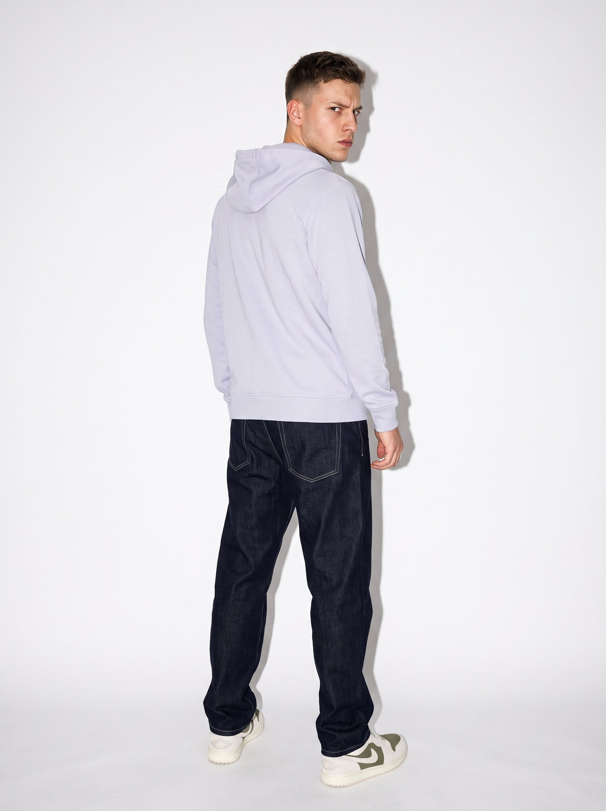 Sudadera con Cremallera Violeta