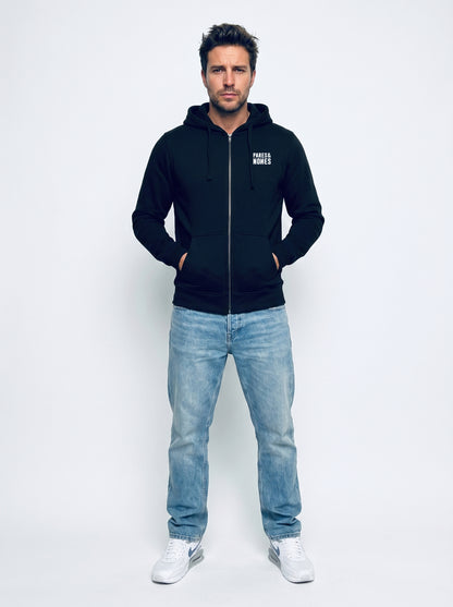 Sudadera con Cremallera Negra