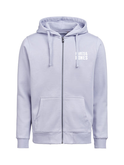 Sudadera con Cremallera Violeta
